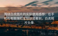 围绕白虎图片的实际使用感想：在手机与电脑端的实际体验差别，白虎照片头像