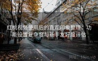 红桃视频使用后的直观印象整理：功能设置复杂度与新手友好度评估