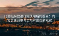 把蘑菇tv放进日常使用后的感受：内容更新频率与实际可用性的观察