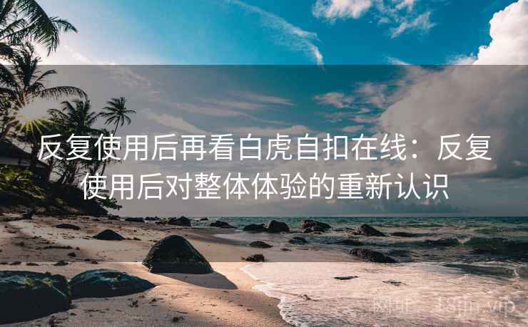 反复使用后再看白虎自扣在线：反复使用后对整体体验的重新认识