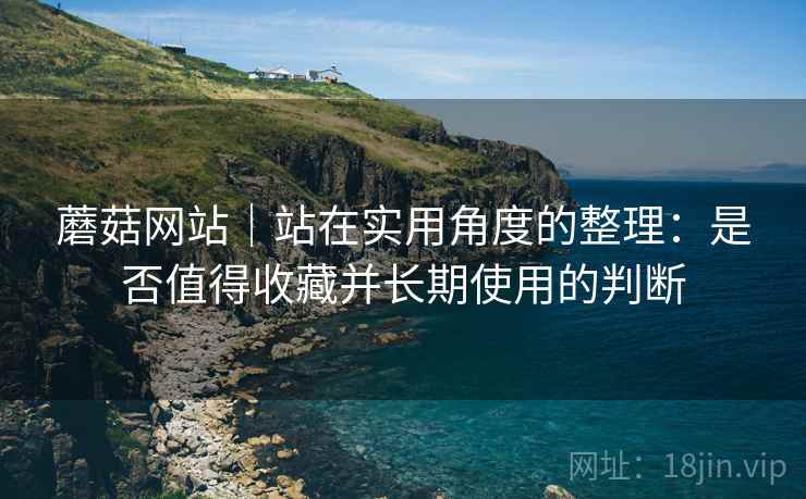 蘑菇网站｜站在实用角度的整理：是否值得收藏并长期使用的判断
