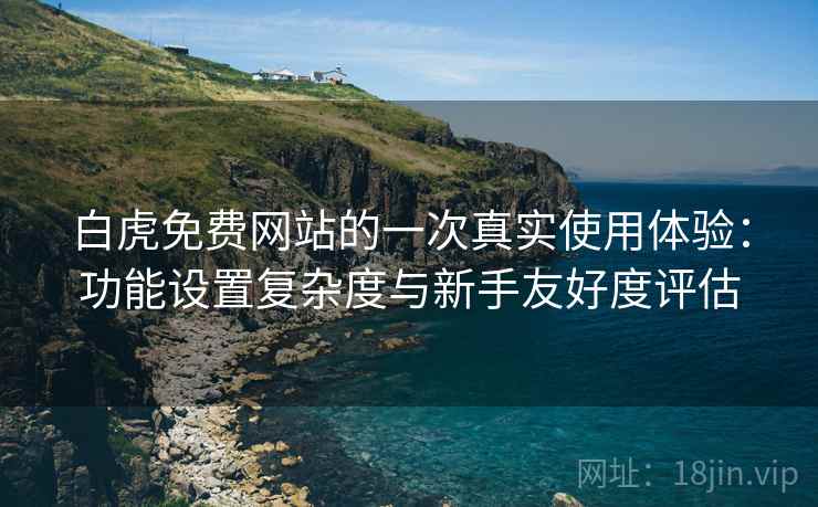 白虎免费网站的一次真实使用体验：功能设置复杂度与新手友好度评估